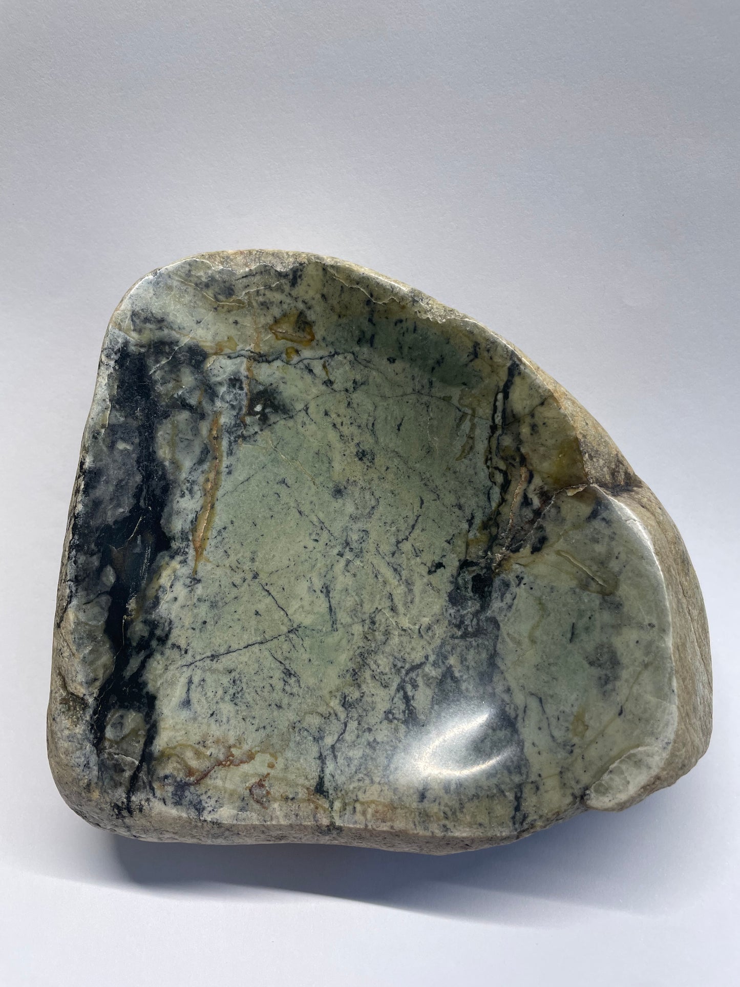 Tasmanian Jade & Black Magnetite bowl