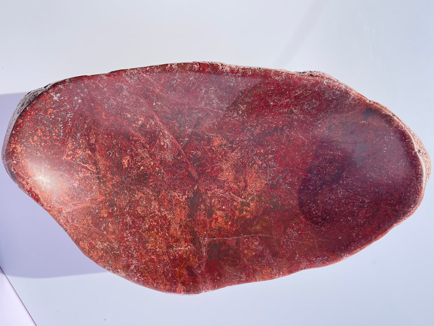 Tasmanian red Jasper bowl