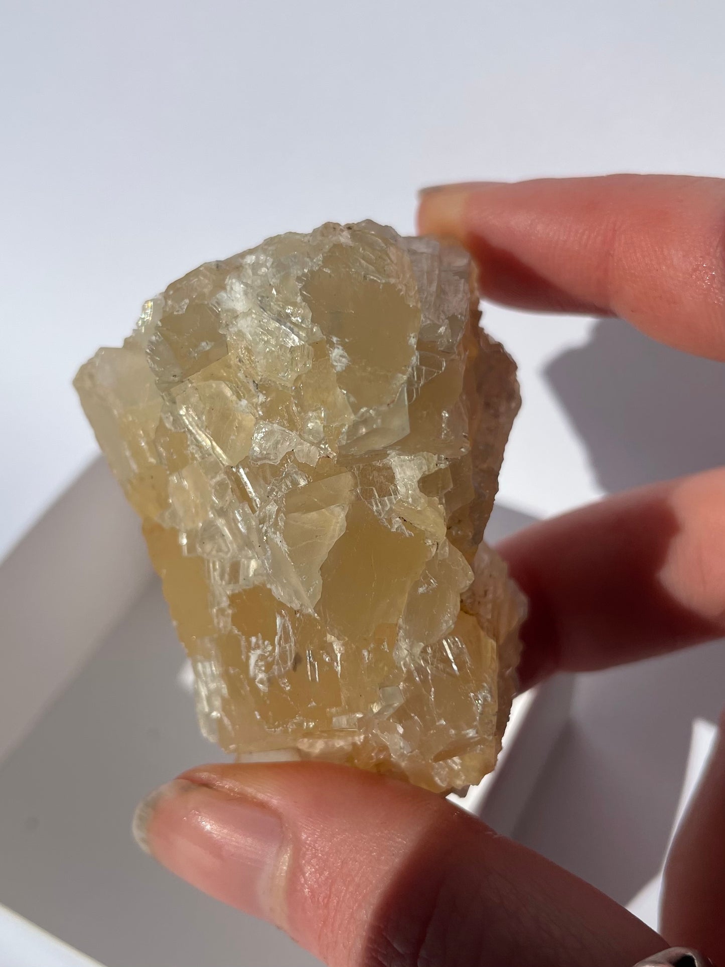 Tasmanian Honey Calcite specimen