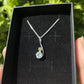 Tasmanian Sapphire & Killiecrankie Diamond Sterling silver necklace