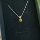 Tasmanian Zircon sterling silver necklace