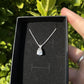 Tasmanian Killiecrankie Diamond sterling silver pendant necklace