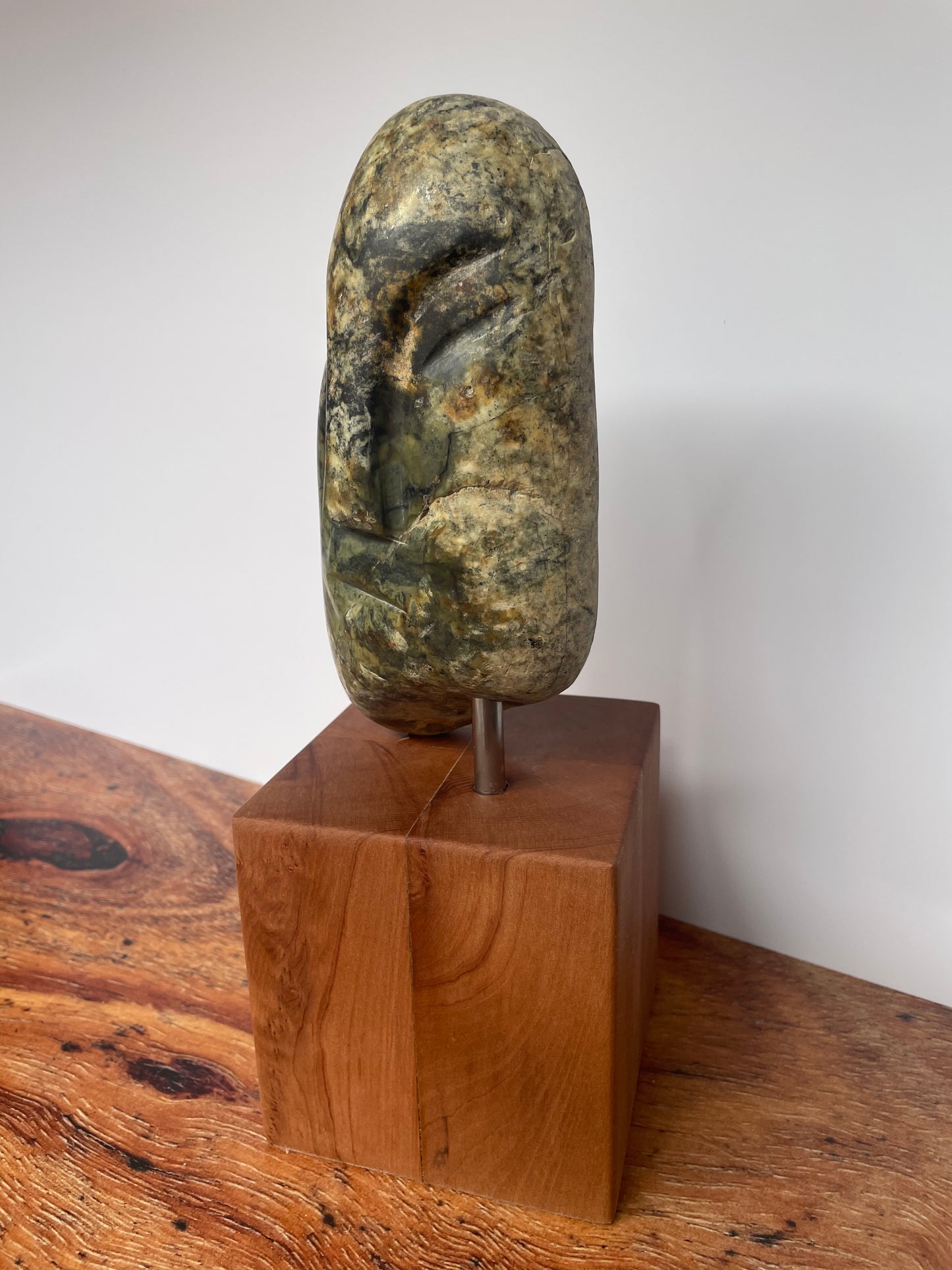 Tasmanian Jade & Tasmanian Blackwood sculpture